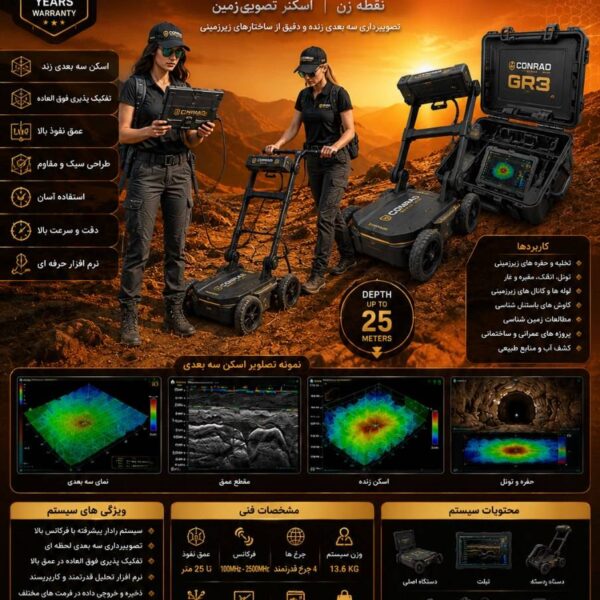 3D Ground Scanner / اسکنر سه‌بعدی زمین