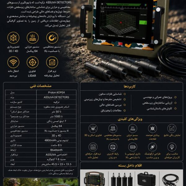 فلزیاب تصویری Proton KOPE4